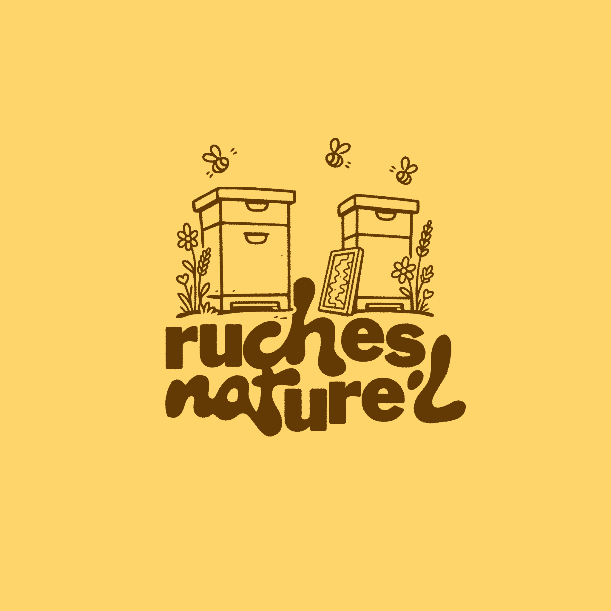 Imagine a distinctive identity for a natural honey brand